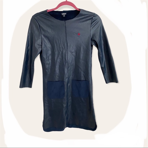 Like Flo-pleather dress - Picture 1 of 6